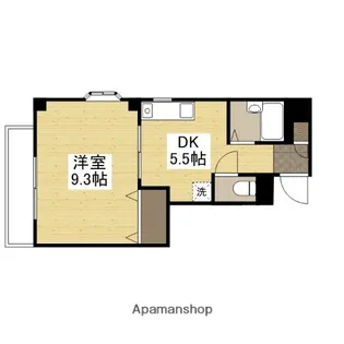 HELLO&HELLO−JIMA【302号室】の間取り