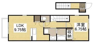 キャトルセゾン【2階】の間取り
