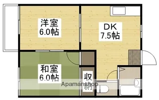 メゾン庭瀬 B棟【2階】の間取り