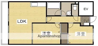 クレール野田【4階】の間取り