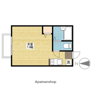 コーポユーカリ【1階】の間取り