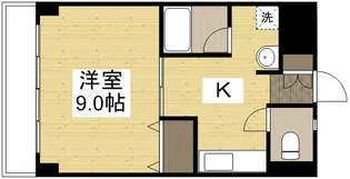 グランドール新福【108号室】の間取り