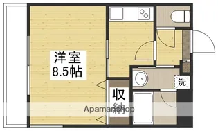 ラピス中庄駅前【3階】の間取り
