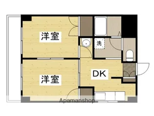 グランディール門田屋敷【7階】の間取り