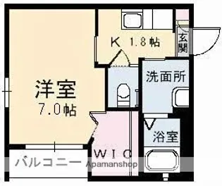 アンシャンテ【1階】の間取り