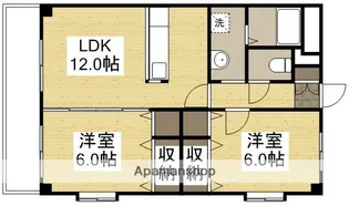 ソネヴァ【3階】の間取り