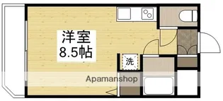 河合レジデンス【102号室】の間取り