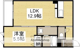 ラフィネ・ノワール【2階】の間取り