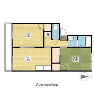 メゾンドール藤岡【2階】の間取り