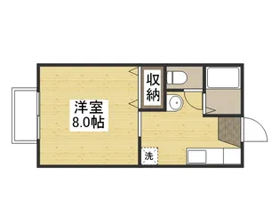 カルチャーハウス浦安【202号室】の間取り