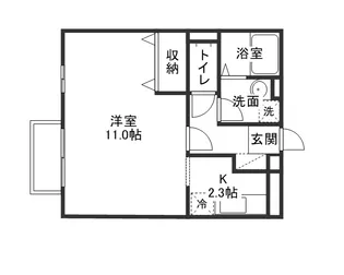 虹の奏音【2階】の間取り