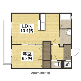 キルシェ【1階】の間取り