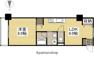 アルファレガロ西古松【8階】の間取り