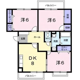 エスタール【105号室】の間取り