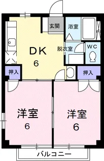 ハートランドA【2階】の間取り