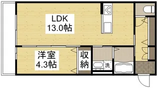 シリウスⅠ【2階】の間取り