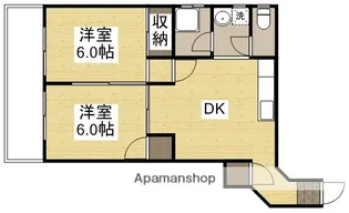 第三国際コーポ【501号室】の間取り