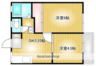 コーポセレクト【2階】の間取り
