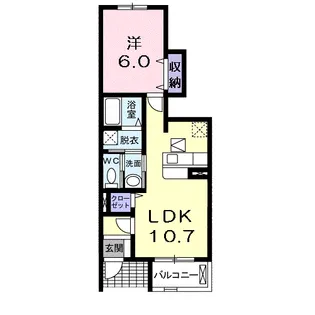 サンメゾンM・A【1階】の間取り