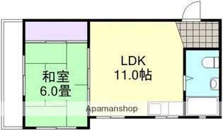 岡本ビル【2階】の間取り