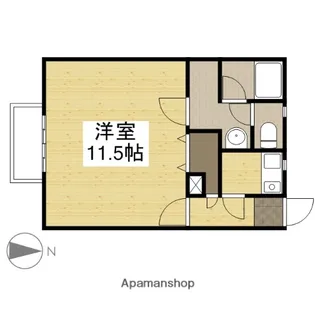 アドホックB【1階】の間取り