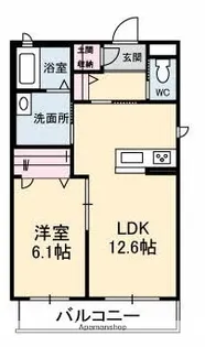 フェリーチェ117【3階】の間取り