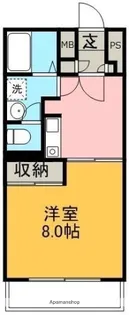 カーサ・ナリトモ中庄【5階】の間取り