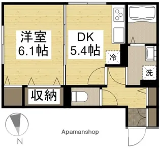 プレスト【202号室】の間取り