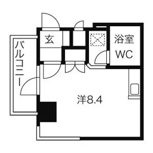 ダイアパレス野田屋町【501号室】の間取り