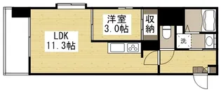 福富GRADEマンション【6階】の間取り