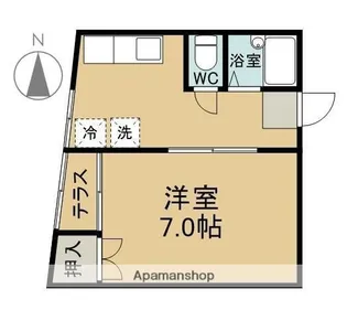 エミリービル【2階】の間取り
