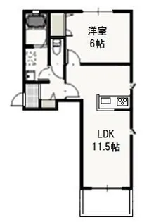 白林【1階】の間取り