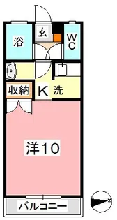 ブールブランシュ A【1階】の間取り