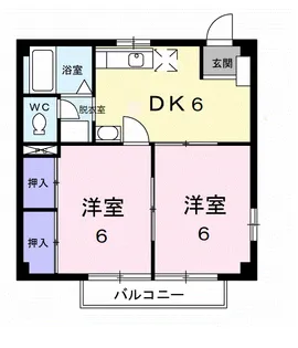 グリーンハウスおがわ【2階】の間取り