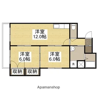 第二大興ビル【3階】の間取り