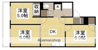 コーポ万寿東 C棟【201号室】の間取り