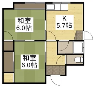 岡山県岡山市南区福富東2丁目【一戸建】の間取り