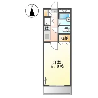エトワールハイツ【102号室】の間取り