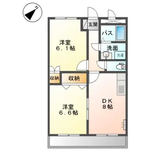 プロニティ マイス【2階】の間取り