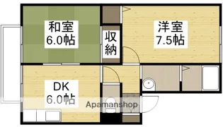 アネックス虫明【1階】の間取り