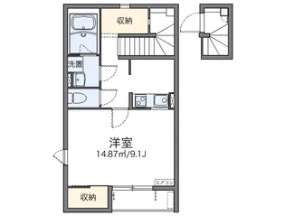 レオネクストドマーニ【204号室】の間取り