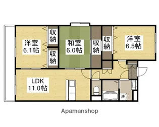 ユーミー老松【2階】の間取り