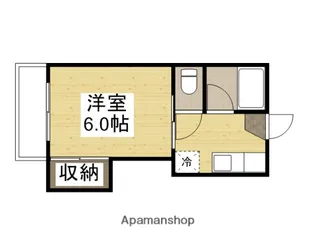 コーポもりや【2階】の間取り
