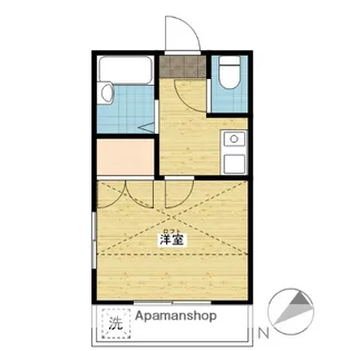 西川原第3レジデンス【1階】の間取り