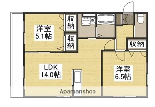 星の郷【203号室】の間取り