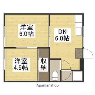 コーポ小田【1階】の間取り