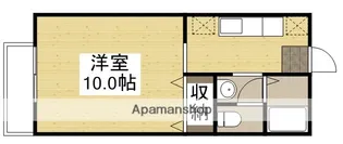 レジデンス西崎B【201号室】の間取り