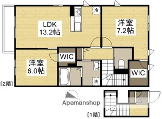 ボヌールⅡ【2階】の間取り