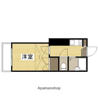 旭本町第2レジデンス【2階】の間取り