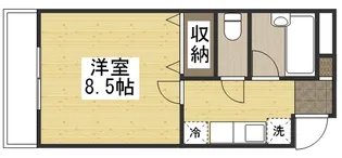 プレステージ高島(北棟)【119号室】の間取り